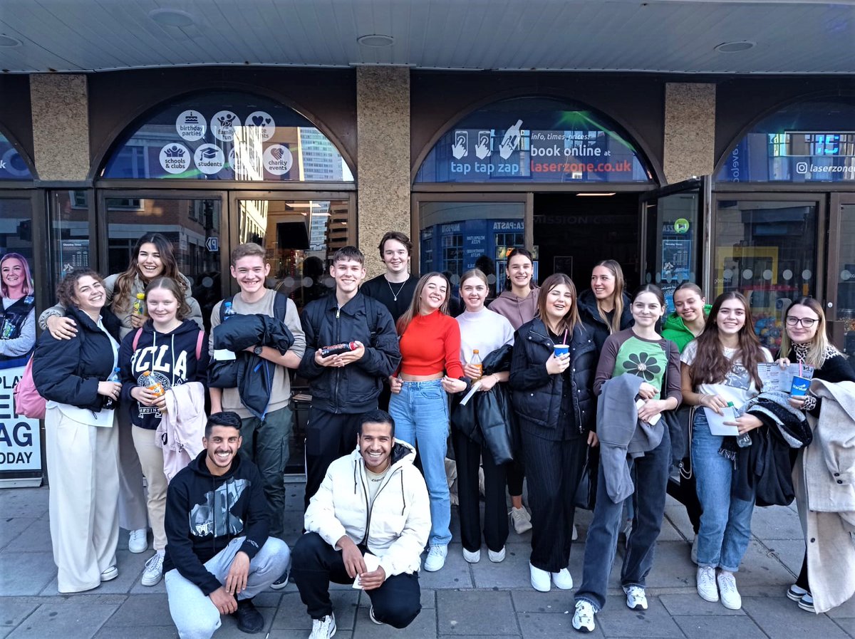 ELCBrighton's tweet photo. Our wonderful students had a blast playing laser tag today, one of our most popular social activities! ๐คฉ๐๐ซโจ #elcgroup #elcbrighton #studyabroad #lasertag #laserzone #brightonandhove https://t.co/JWZyOEa7zL