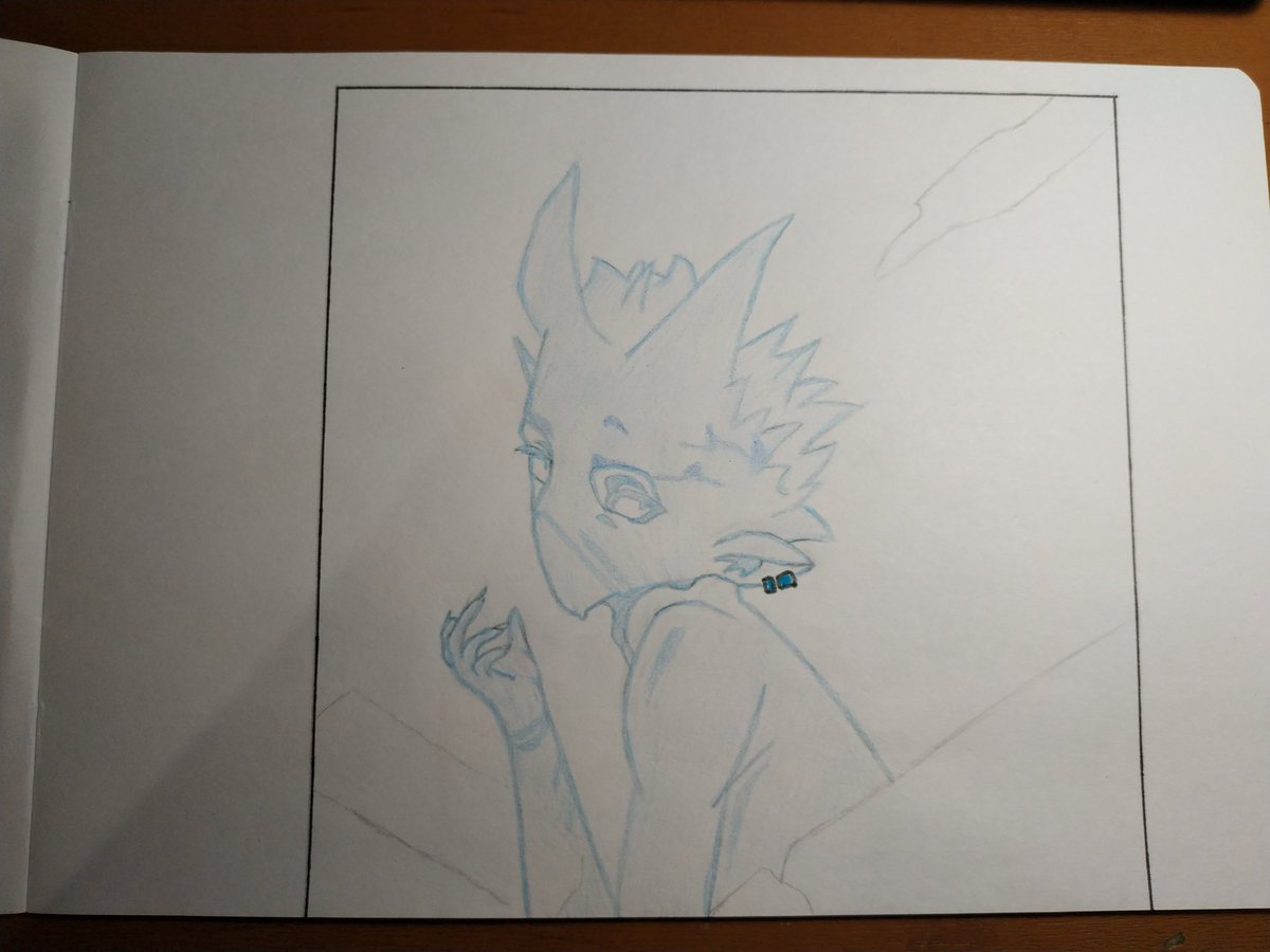 kovu_sp's tweet photo. Today I drew this art, I call him a cold person heheheh♥️☺️💎 #saphire #SaphireArt https://t.co/ItLHfJB18F