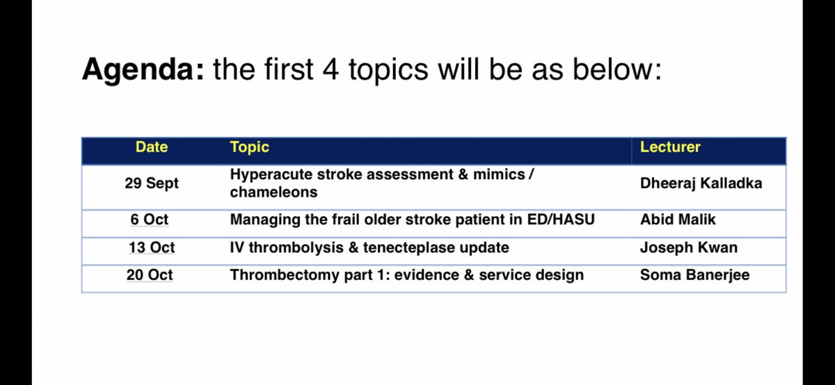 Imperial Stroke (@strokeimperial) on Twitter photo Great news 🚨🚨the Stroke education teaching program is back🚨🚨Every Thursday at 1pm. See below for details @drjkwan <a href="/SomaBanerjee73/">Soma Banerjee</a> <a href="/JamilSohaa/">Sohaa Jamil</a> <a href="/Dheeraj_Kall/">Dheeraj Kalladka 🇬🇧</a> <a href="/luciodanna2/">luciodanna</a> <a href="/ZoeCBrown/">Zoe Brown</a> <a href="/JenniferNCrow/">Jennifer Crow</a> <a href="/Echyros/">Marius Venter</a> Great news 🚨🚨the Stroke education teaching program is back🚨🚨Every Thursday at 1pm. See below for details @drjkwan <a href="/SomaBanerjee73/">Soma Banerjee</a> <a href="/JamilSohaa/">Sohaa Jamil</a> <a href="/Dheeraj_Kall/">Dheeraj Kalladka 🇬🇧</a> <a href="/luciodanna2/">luciodanna</a> <a href="/ZoeCBrown/">Zoe Brown</a> <a href="/JenniferNCrow/">Jennifer Crow</a> <a href="/Echyros/">Marius Venter</a>