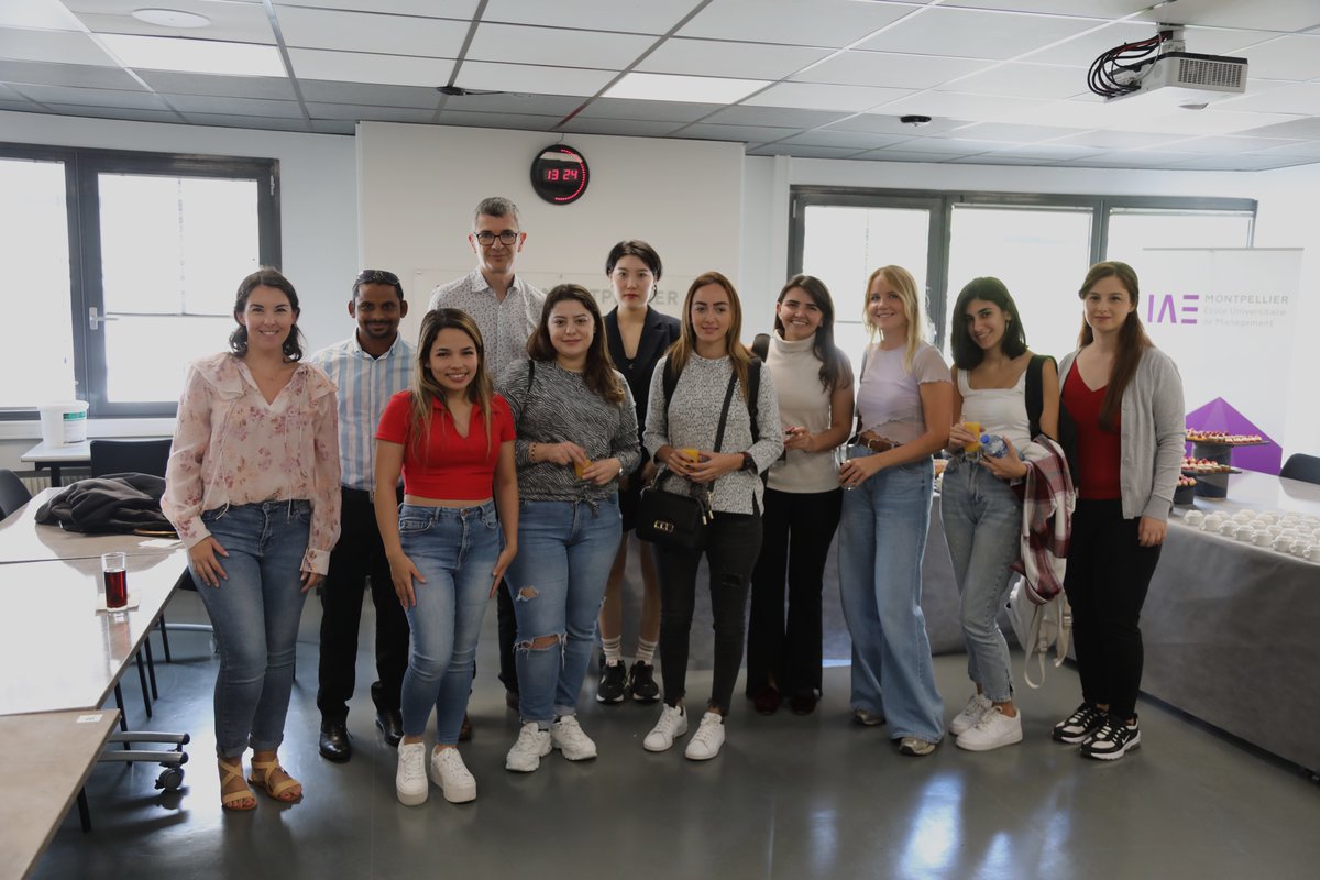 IAE_Montpellier's tweet photo. 🪐Happy back-to-school to the MBA students who joined us on Wednesday 28 September at IAE Montpellier🍀
ℹ️+information about our programs: https://t.co/JhbLMHGufv
#SchoolReentry #backtoschool #IAE #LetsGo #international #student #studyabroad https://t.co/tZWE2XHjR7