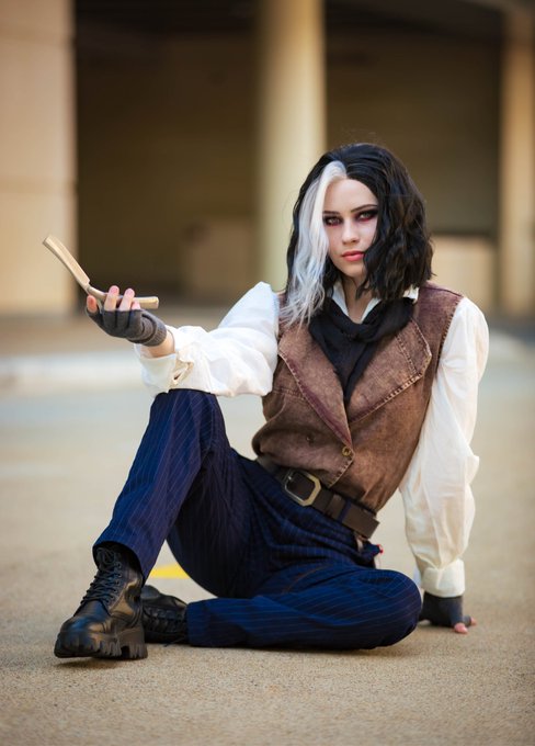 How about a shave? 😈  I am absolutely OBSESSED with how I look as Sweeney Todd holy SHIT   Photo: @volkphotography