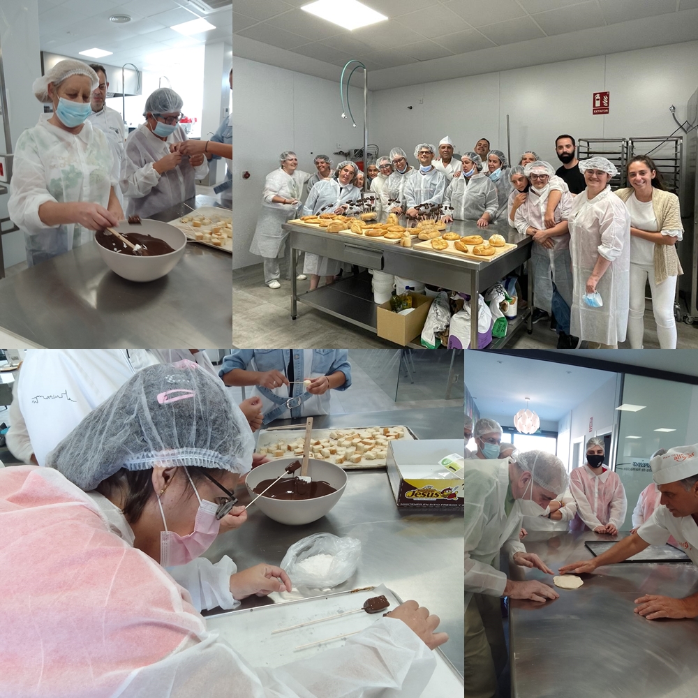 HospitalariasGr's tweet photo. Nuestros Centros Ocupacionales #LaBoronda y #JosefaRecio han vivido unas jornadas muy divertidas elaborando su propio pan, totalmente a su gusto, en forma de bollo, rosquilla o con aceite. 🥖Gracias a @PandeAlfacar y Zarina formación por contar con nosotros 😋 https://t.co/JFVG3FYZQc