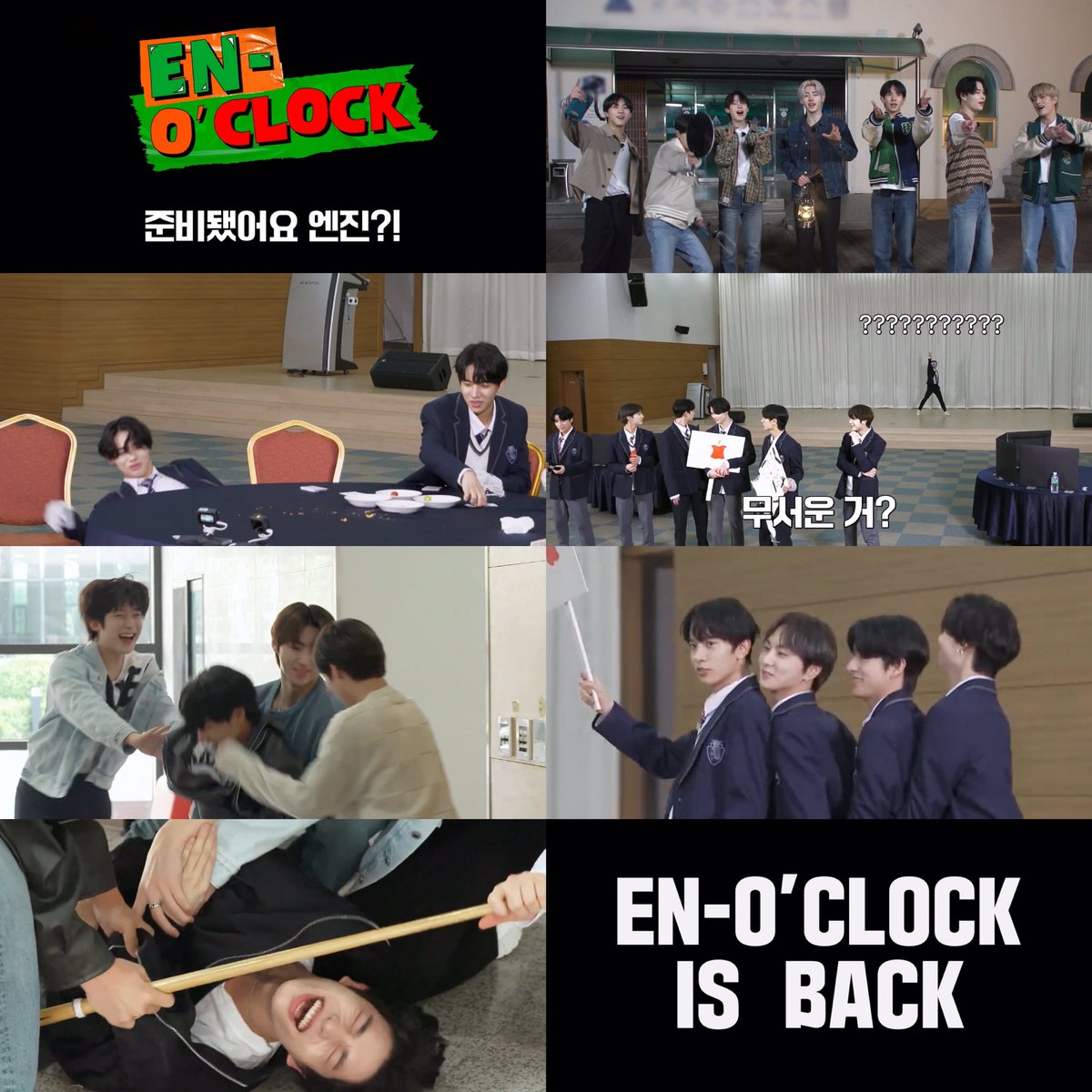 jayseongcorn's tweet image. en o&apos;clock is back!!!