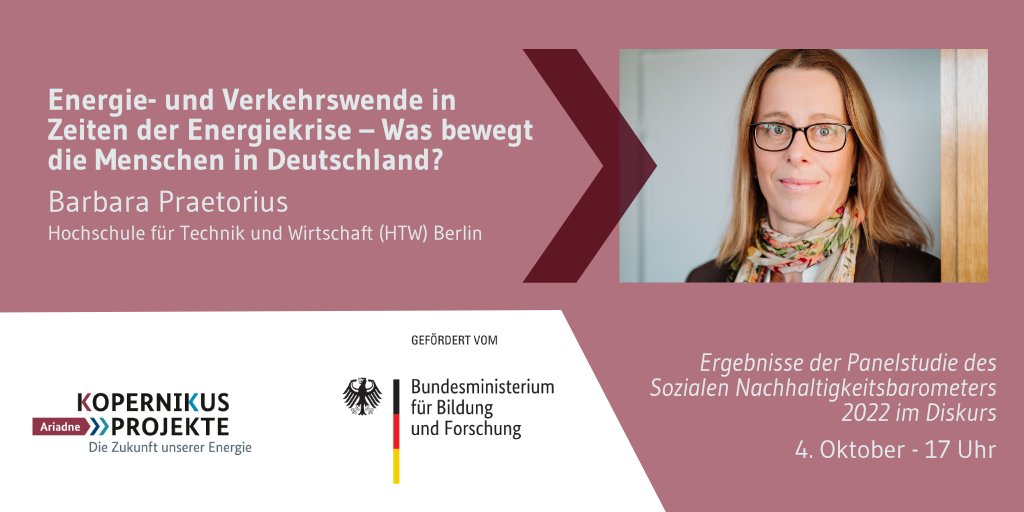 AriadneProjekt's tweet photo. In welcher Form die Politik stärker auf die Interessen + Bedürfnisse der Bevölkerung eingehen kann + wie die #Barometer22-Zahlen dabei helfen können, diskutieren ExpertInnen aus Forschung, Wirtschaft + Zivilgesellschaft mit u.a. @BaraPraetorius @HTW_Berlin https://t.co/6EIm5YTzto https://t.co/335Ki9Nd3d