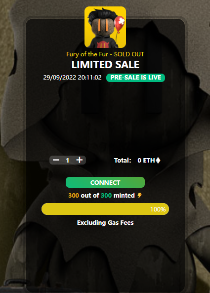 FuryofThcFurNFT's tweet image. 💫friends who are interested in #Fury, please step forward！

🌏Because of the bear market of the market, We will give away 300WL  
（free Mint）

👇Official minting link（click to open）👇

furyofthefurnfft.xyz