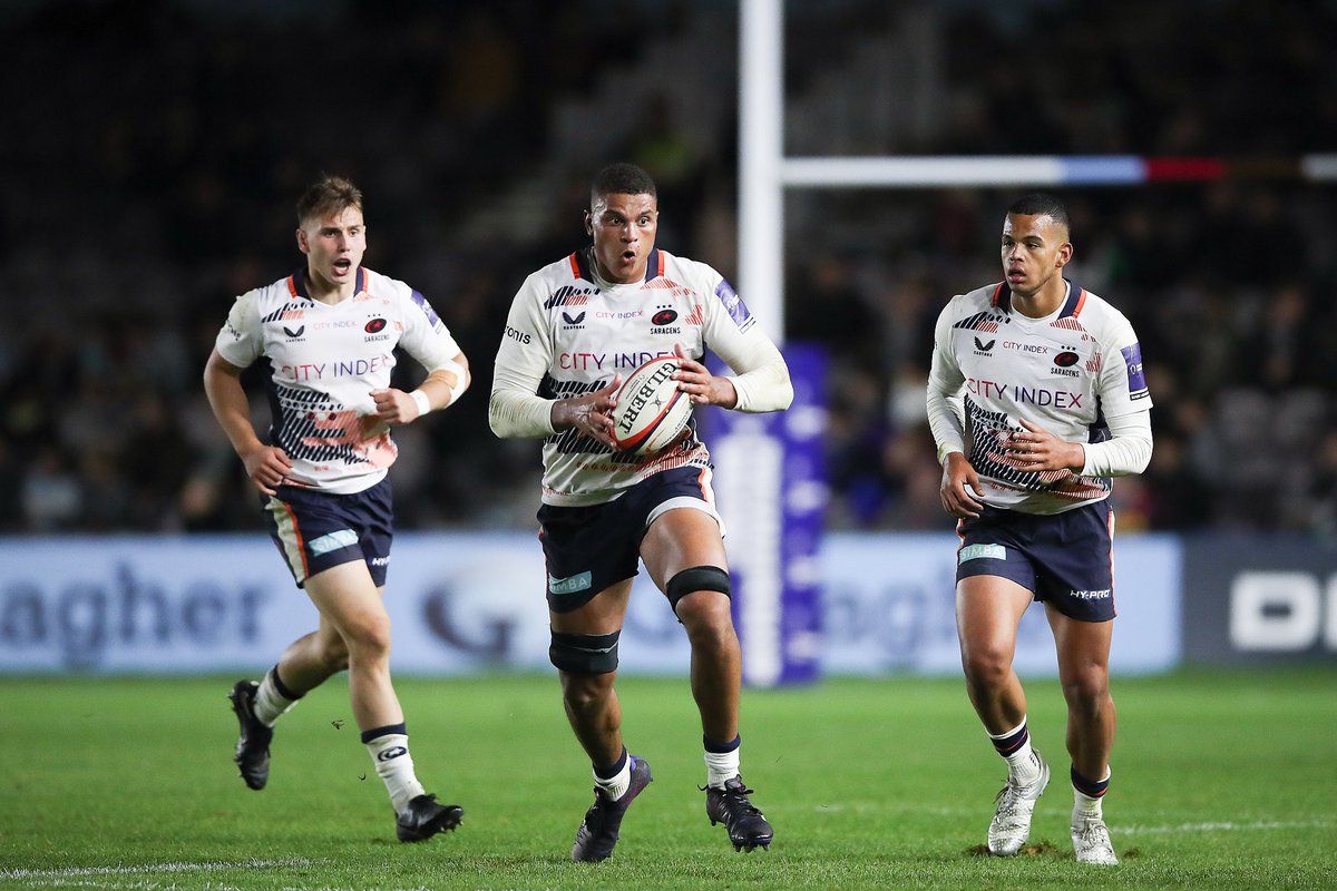Congrats to our 6️⃣ debutants last night 👏

The future is looking bright ⭐️

#YourSaracens💫