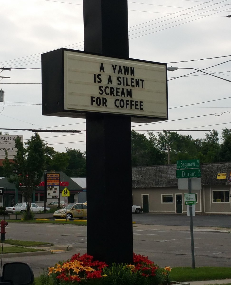 crowdermusic's tweet photo. Happy #NationalCoffeeDay.
I yawned when I read this ☕️ https://t.co/bVmbQwVwox