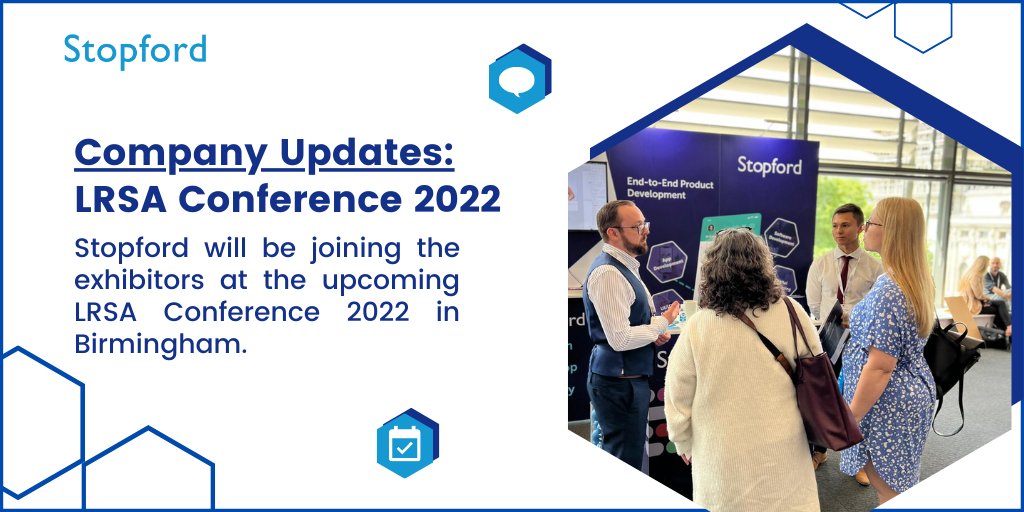 We're excited to be heading to Birmingham for the @lrsa_lrs's biggest event for Civil Registration and Coronial Services, the LRSA Conference 2022 🎤

We look forward to seeing many familiar faces on the 1st November!

Check out Stopford's short preview: ow.ly/45Au50KVo8Z