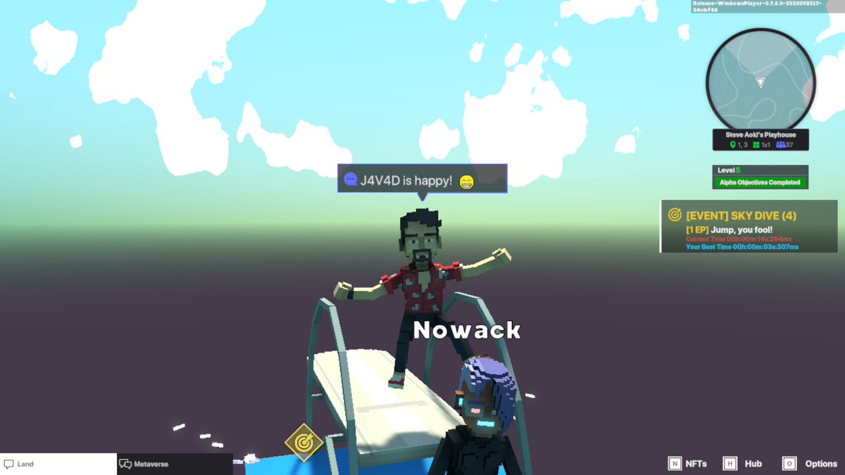 javad_kh99's tweet photo. @TheSandboxGame @steveaoki I just participated in the #SandboxAlphaS3Giveaway for a chance to win 500 SAND! Found the high diving board in @steveaoki's Playhouse, check out my screenshot below!
👇 https://t.co/XfWTxeNNEl