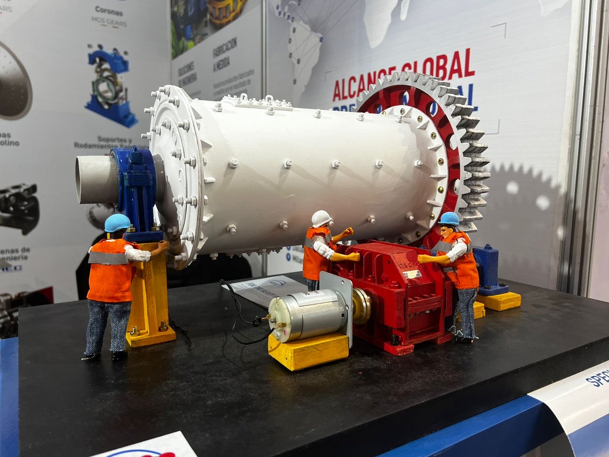 BearingAbs's tweet photo. We continue to participate in @PeruminOficial #perumin35 exhibiting our #powertransmission products and solutions, which are already a benchmark of quality and efficiency for the #mining sector and the main #industrial companies in Peru. STAND 1314 #bearing #gearbox #chains #abs https://t.co/nsHm8GtN5z