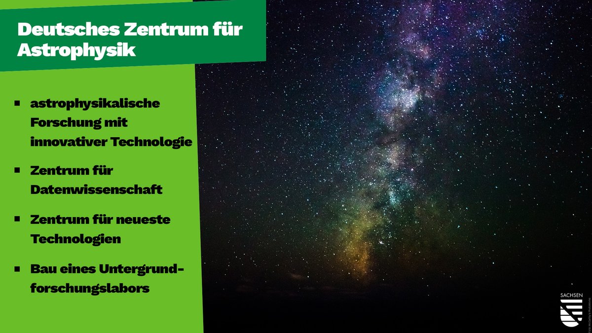 Mit dem Deutschen Zentrum für Astrophysik (DZA) sollen in der #Lausitz die riesigen Datenströme zukünftiger Großteleskope gebündelt und verarbeitet werden. Gleichzeitig sollen in einem neuen #Technologiezentrum u.a. Regelungstechniken für Observatorien entwickelt werden.