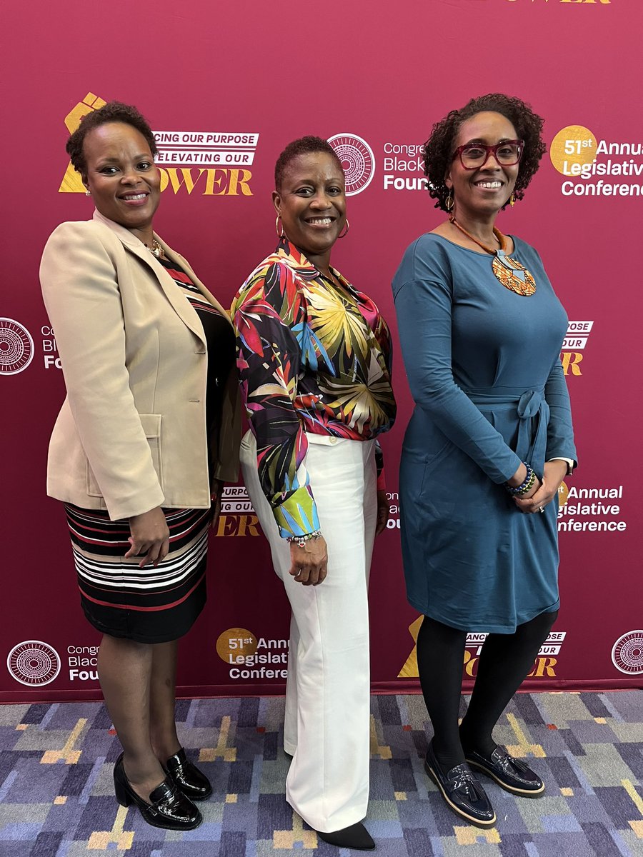 thejswatsoninst's tweet photo. Barbara George Johnson, Tenisha Malcolm-Wint  and Keisha Griffin, MPA of The John S. Watson Institute for Urban Policy &amp; Research  at Kean University  attend Congressional Black Caucus Foundation  Conference in Washington, DC to engage with policy makers and leaders.
#alc51 https://t.co/9nT4uiHPy2