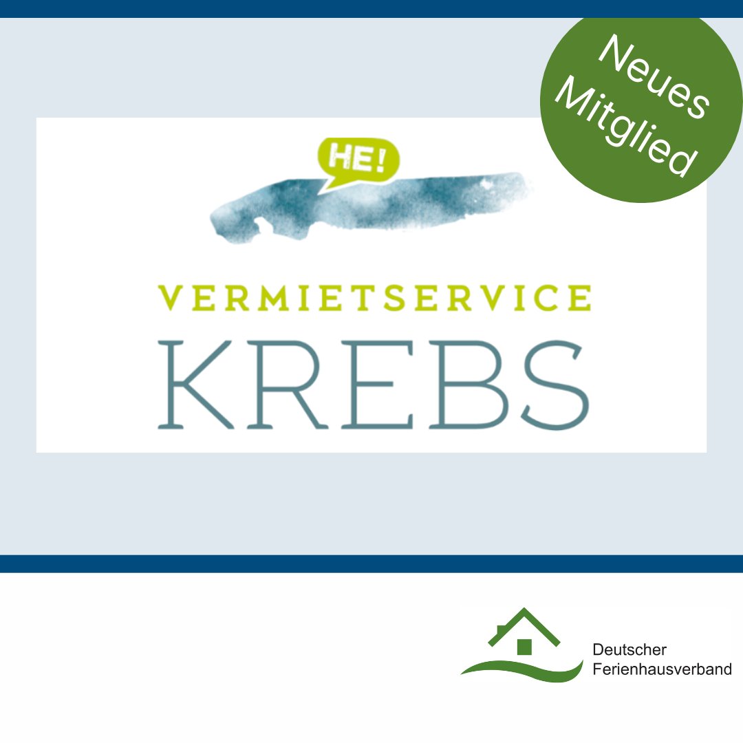 DFV_Ferienhaus's tweet photo. Herzlich willkommen im Verband, Vermietservice Krebs. Wir freuen uns, dass Ihr dabei seid. https://t.co/SKQ4T414xO https://t.co/SA3PqEUAvI