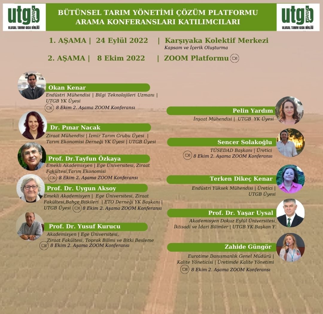 Bakış açısını derinleştiren ve kavramsallaşma sağlayan sunumları için Sn. Prof. Dr. Burçin Çokuysal’a ve Sn. Prof. Dr. Yaşar Uysal’a ve çok kıymetli katkıları için tüm katılımcılarımıza teşekkür ederiz.