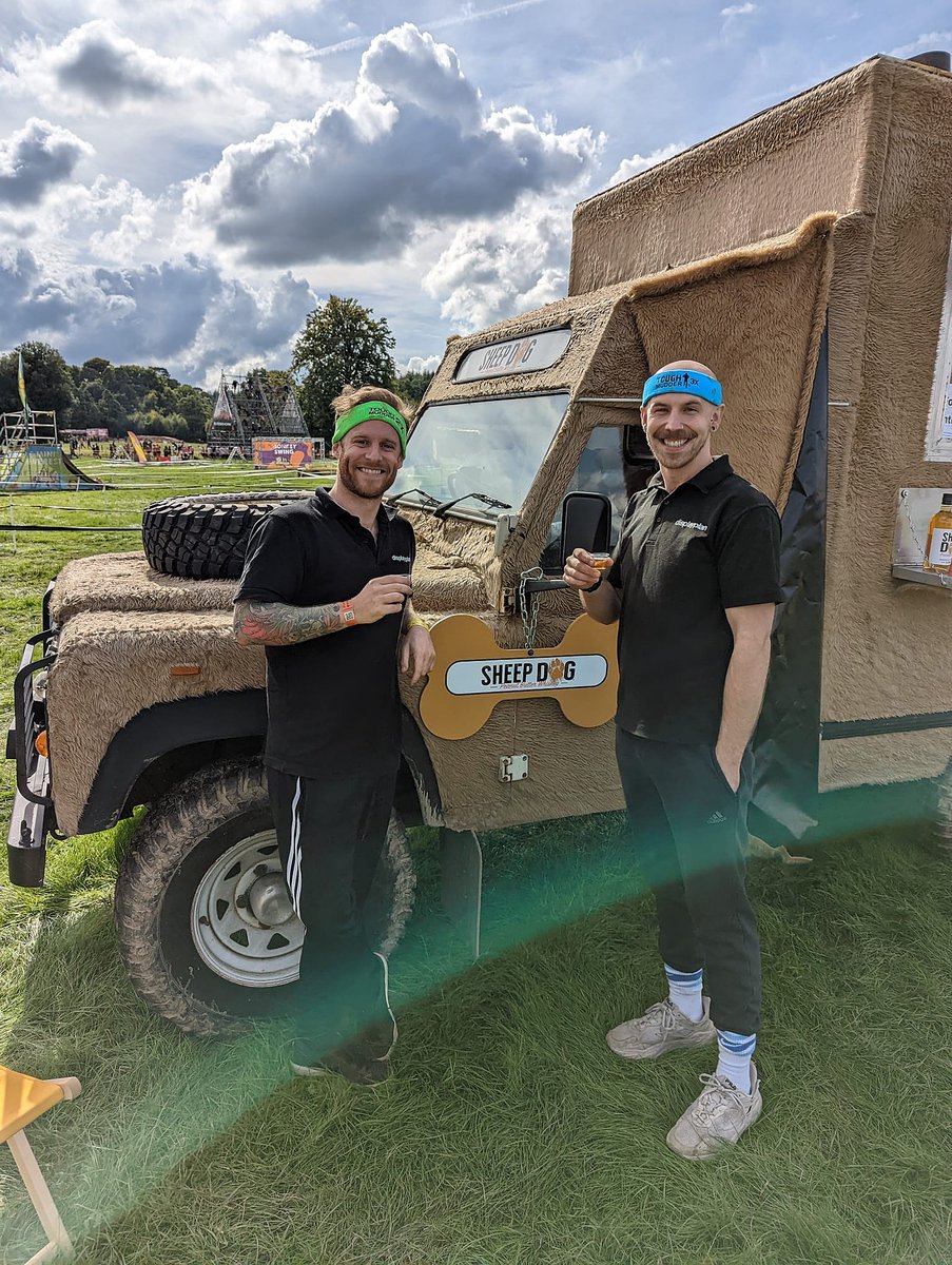 displayplan's tweet image. A huge well done to Josh and Colin, who rocked the Tough Mudder event last weekend! 👏🏻👏🏻👏🏻

Luckily, Fireball and Sheep Dog were around to help revive them after the exhausting challenge.

Who's up for the next Tough Mudder? 👀
