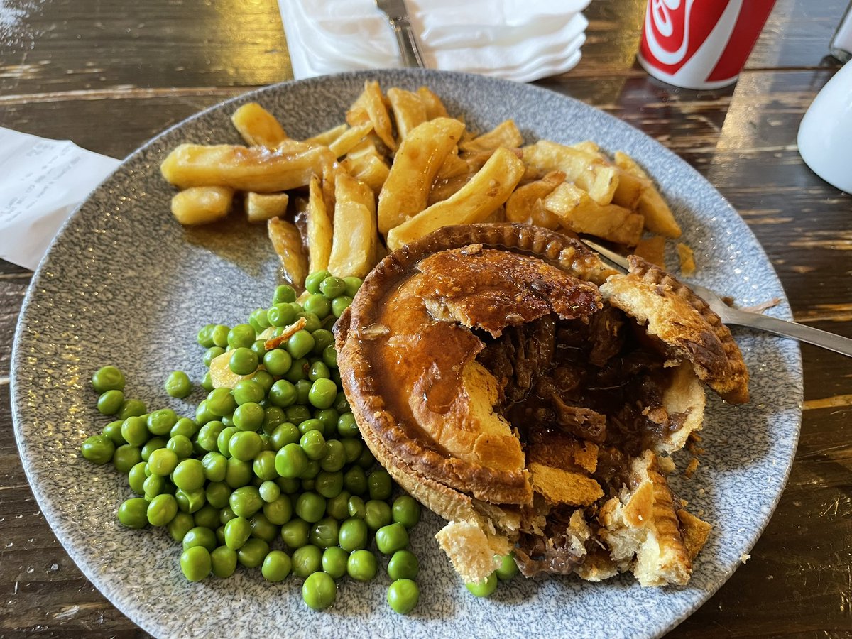 £12.50 for a half empty pie and a few chips and peas at <a href="/CannonHallFarm/">Cannon Hall Farm</a> it used to be much better value.