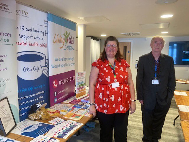 Meet Sherran, our Sefton Crisis Cafe’s manager! 

Our Crisis Cafe’s in Southport (<a href="/CrisisCafe/">Sefton Crisis Cafés (Crosby & Southport)</a>) &amp; Crosby (@Crisis_Cafe) provide out of hours mental health support in #Sefton. 

<a href="/SeftonPartners/">Sefton Partnership</a> Marketplace event.

#MentalHealth #SeftonPartnership