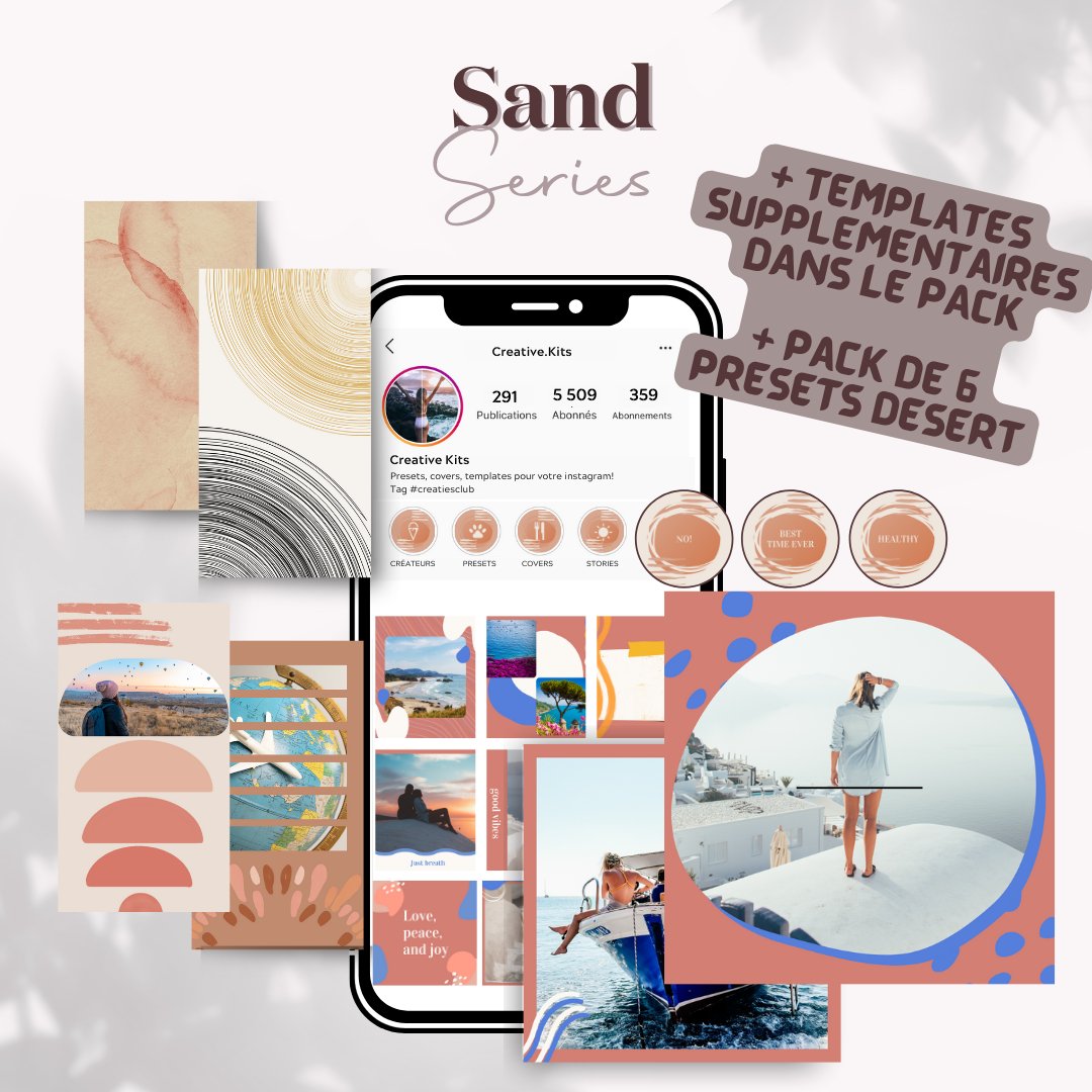 ❓ Do you want the entire SAND collection?

😍 All for 34.90 euros.

👉 bit.ly/3eFNxle

 #creativekits #coverstories #highlightscovers #instagramhighlights #watchwallpapers #facebookposts #instagramtemplates #presetlightroom #feed #feedfacebook