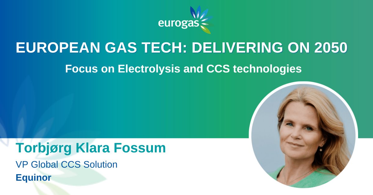 EquinorEU's tweet image. Interested in low-carbon technologies? Don't miss #EuroGasTech22 digital event on 13 October!📆

Our VP for Global CCS Torbjørg K. Fossum will be joining a panel of experts to discuss European leadership in #CCS technologies

Register➡️eurogas.org/events/eurogas…