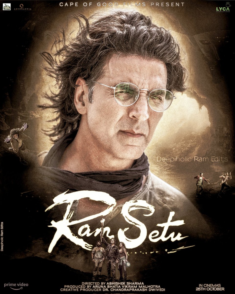 deepiholic_ram's tweet photo. Jai Shree Ram 🙏 
Presenting #RamSetu FanMade Poster ❤️ Hope You Guys Like it I wish @akshaykumar sir and Team Notice My Efforts 🥺
Very Very Excited About #RamSetuTrailer 💥

@vikramix @Abundantia_Ent @Asli_Jacqueline @LycaProductions @CapeOfGoodFilm https://t.co/SCn1XJI5QF
