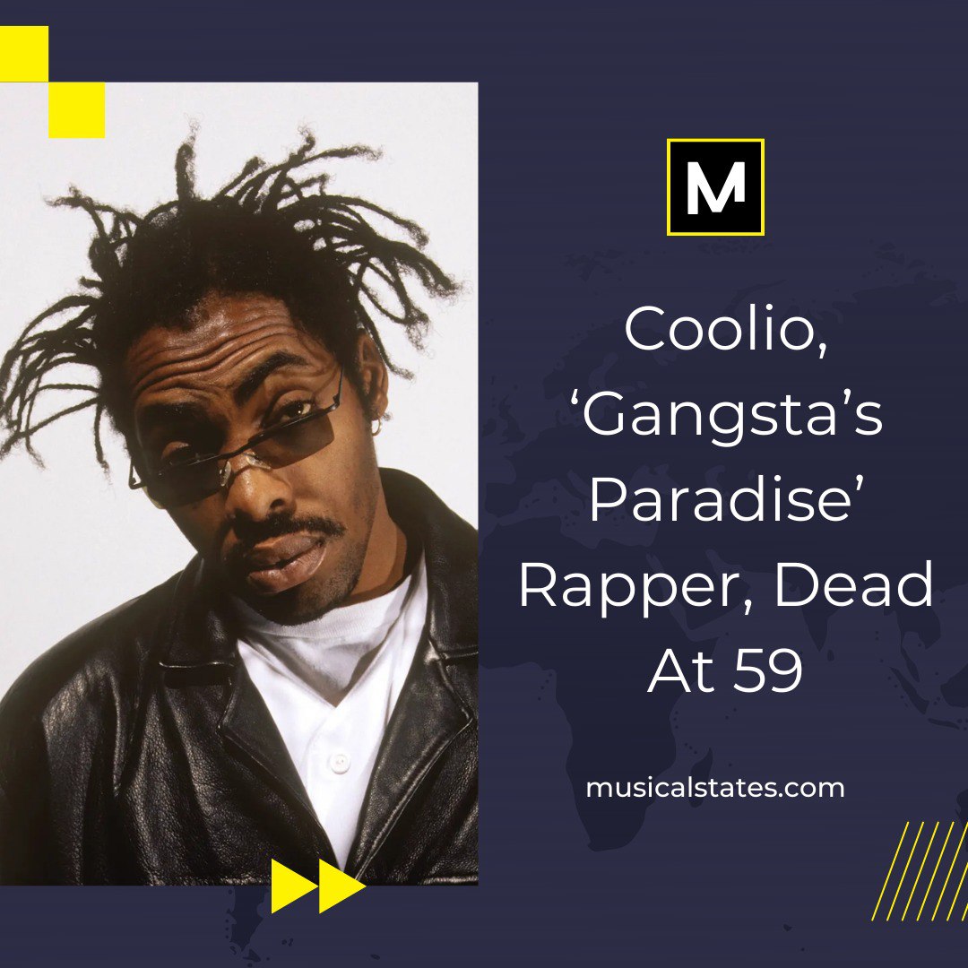 MusicalStatesHQ's tweet photo. #cooliogangstasparadise #rapper #dead #age59 #rip #musicalstates #hollywood #billboard #trending #viralpost #music #band #usa #msmagz https://t.co/5gmuy9OpUD