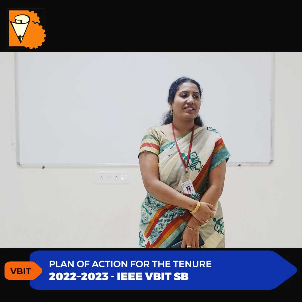 VBITHYD's tweet photo. On September 26, 2022, IEEE - VBIT SB presented the Plan of Action for the tenure 2022–2023.

#VBIT #IEEEVBITSB #PlanAction #Teams #Societies #Groups #Events #Tenure #BestEngineeringCollegeInTelangana #MbaCollegesInHyderabad #TopEngineeringCollegesinHyderabad https://t.co/Pfw30y58mX