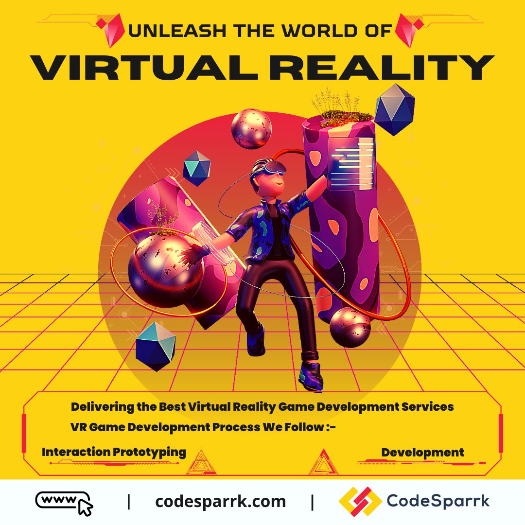 codesparrk's tweet photo. Bring the virtual world to life!
Share your idea with us and let codesparrk help you to develop an immersive VR gaming experience.
To know more: https://t.co/ojpHZWbNSY
#vrgame #vr #virtualreality #vrgaming #vrgamedevelopment #vrgame #vr #indie # #vrgamedesign https://t.co/vlh2V0i6J0