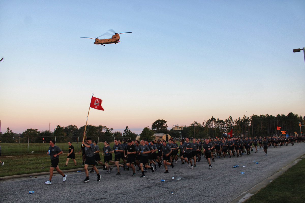 127th_AEB's tweet photo. Kicked off #AllAmericanWeek with a Division Run Monday Morning!! We are looking forward to a week of celebrating the legendary history of the 82nd Airborne Division! https://t.co/79uplY5O21