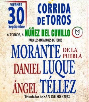 🤩 Una nueva oportunidad de ver torear a ÁNGEL TÉLLEZ 🤩
➡️ A las puertas de Madrid ⬅️ 

🗓 Viernes 30 de septiembre 
🏟 LAS ROZAS
💥 Cartelazo con triunfadores de la temporada 💥

🎫 Entradas a la venta en taquilla y en grupocebertauro.com

#Tellez2022 #temporada #LasRozas