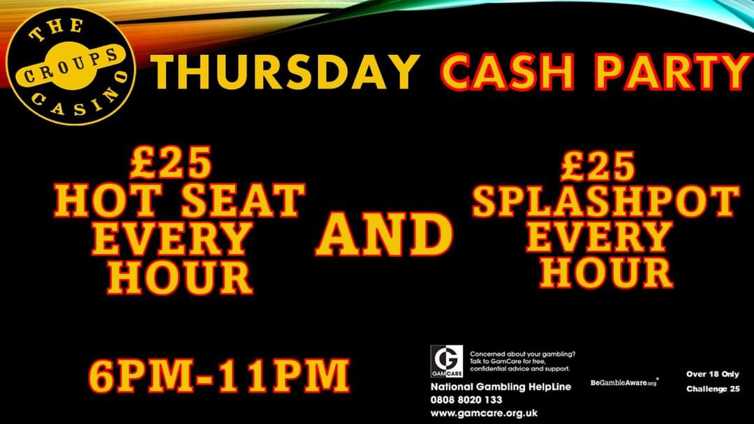 Cash Game Party coming to Thursday nights!