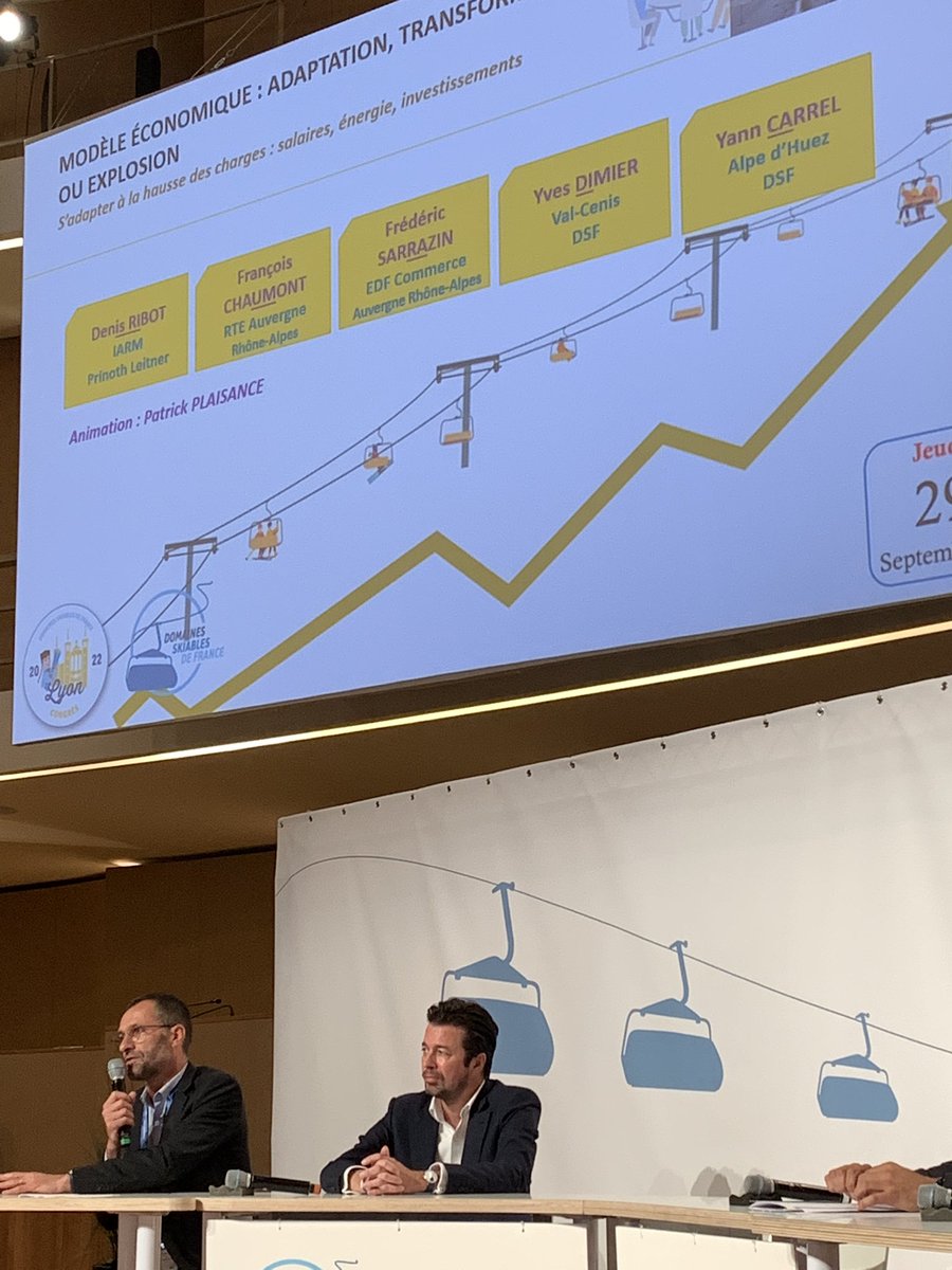 Ils sont cote à côte: RTE et EDF pour parler des prix et de la disponibilité de l’électricité cet hiver au congrès #DSF22