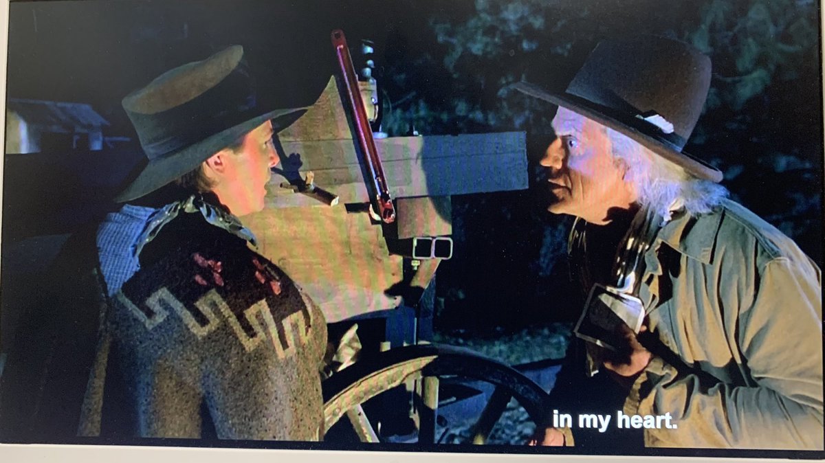 Kei_umeboshi's tweet image. ここの台詞、凄く胸に刺さるし未来に戻ることを決心したドクがかっこいい。

#BackToTheFuturePart3 #bttfpart3