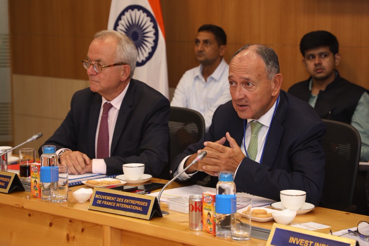investindia's tweet photo. Team @investindia also renewed a Memorandum of Understanding with @MEDEF_I to further the #IndoFrance investment corridor. 

#InvestInIndia #IndiaFranceRelations #IndiaAndTheWorld https://t.co/CmvP6ns0RM