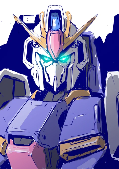 アニメ設定基準なZガンダム描いた 