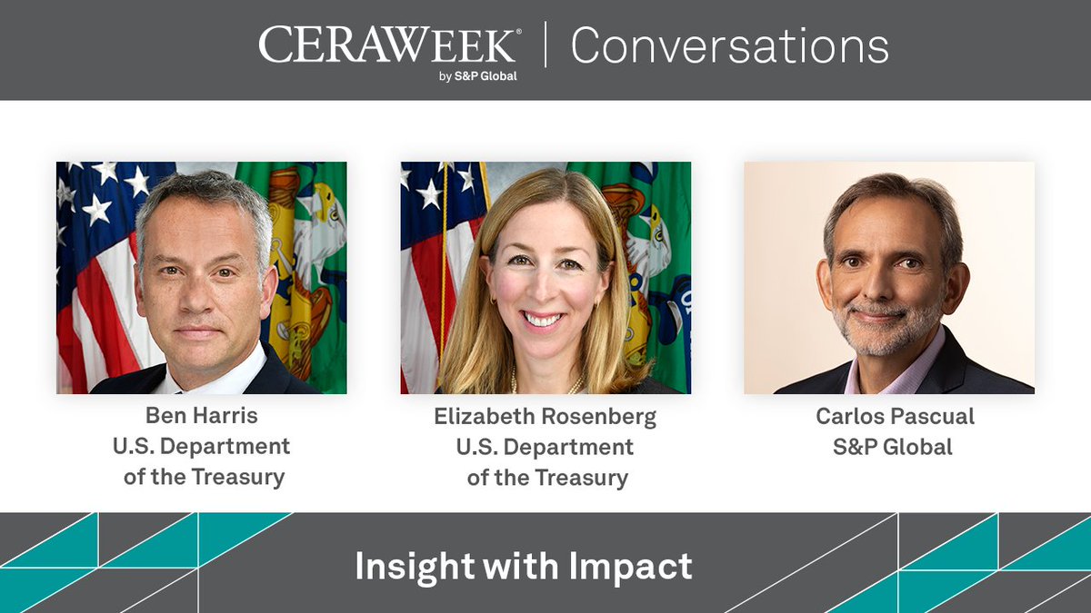.@TreasuryDept_AP @AsstSecEcon and @RosenbergEliz discuss the G7 price cap on Russian oil scheme and the surprising, desired impact on market behavior with @SPGI expert @CarlosEPascual in the latest #CERAWeek Conversation  okt.to/UIZ6xv