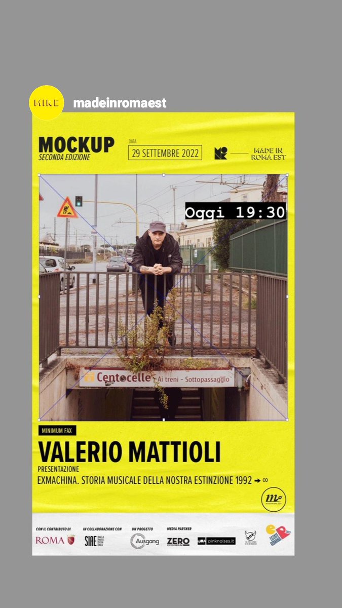 Oggi ore 19.30 al <a href="/MonkClub/">MONK Roma</a> per parlare di MUSICA &amp; ESTINZIONE, a dopo dai 🤖👽🕳️