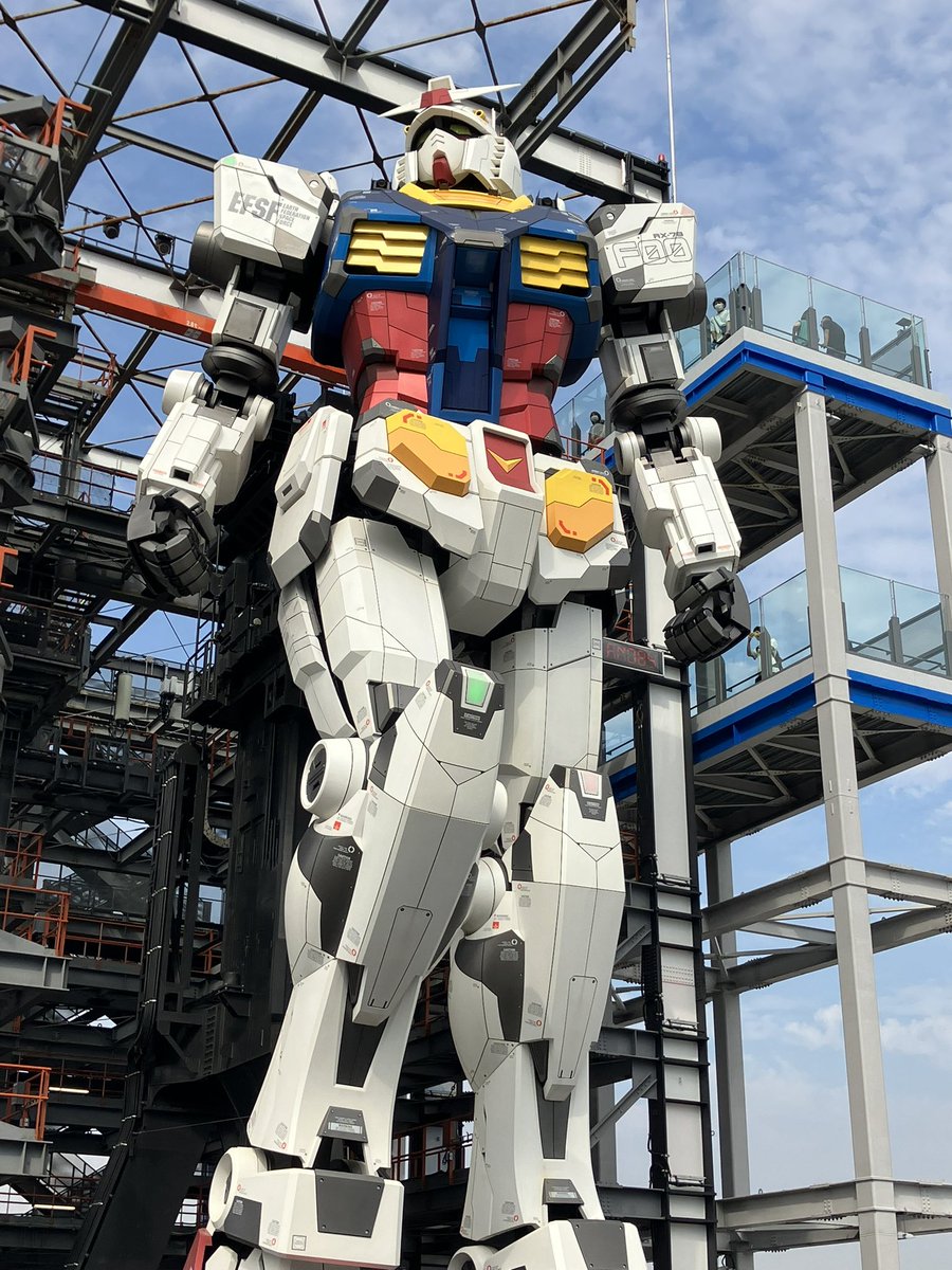 Re_pli_T's tweet photo. 見に来てよかった横浜ガンダム
想像以上の��力でした

#横浜ガンダム
#ガンダム https://t.co/0Sxo29YPqC