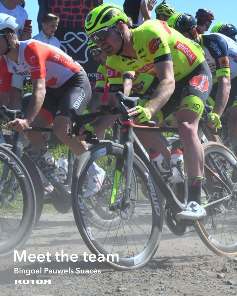 ROTOR_bike's tweet photo. Conoce al @bingoalpauwels 🇧🇪
Equipo que utiliza el medidor de potencia #2INPOWER en entrenamientos y carreras en toda Europa 🇪🇺, presente en las clásicas más importantes del calendario World Tour como la #ParisRoubaix o #RVV
El crankset del Bingoal➡️ https://t.co/FFXxVM8nRV https://t.co/BdrNj2j945
