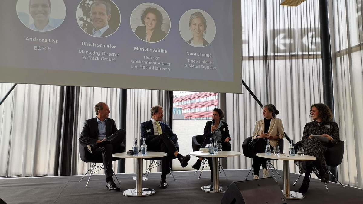 ASA_MobilityEU's tweet photo. "The transformation of the automotive industry will only succeed if people are involved. The change require the engagement of the entire workforce, at every level."
Murielle Antille, @LHH_Global
#ASAStuttgart https://t.co/2h7eI0G6VC