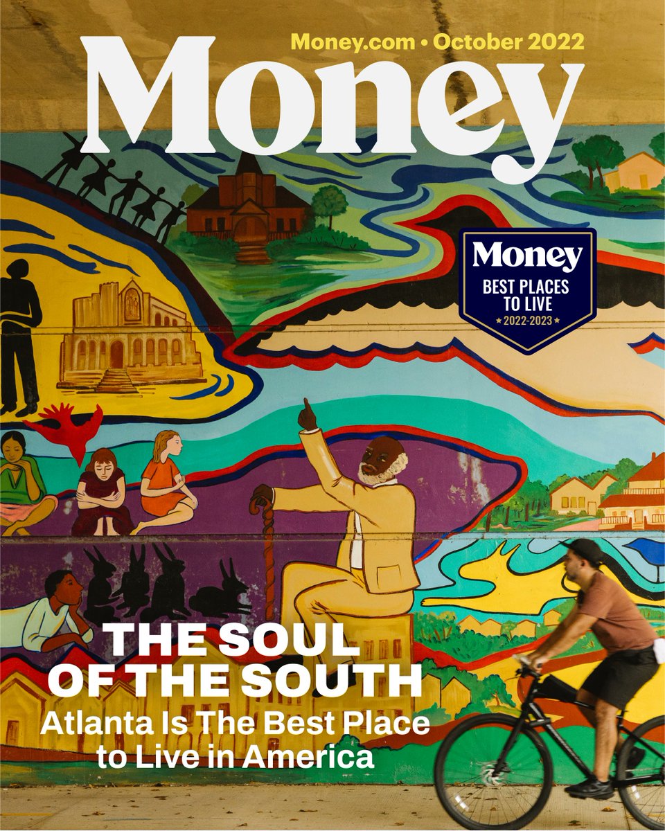 For our October cover story, we reimagined Money’s Best Places to Live, proudly sponsored by <a href="/AmeriSave/">AmeriSave Mortgage</a>.  With a new methodology for our 35th edition, Atlanta comes out on top.

money.com/atlanta-georgi…