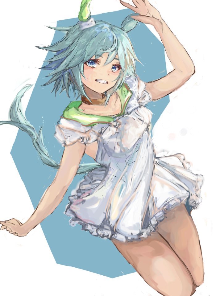 セイウンスカイ(ウマ娘) 「今月はーセイウンスカイメインでしたねー#今月描いた絵を晒そう 」|柳のイラスト