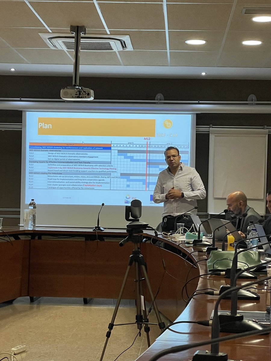 Dr. Amr Radwan is presenting results of WP4 of WEF-CAP