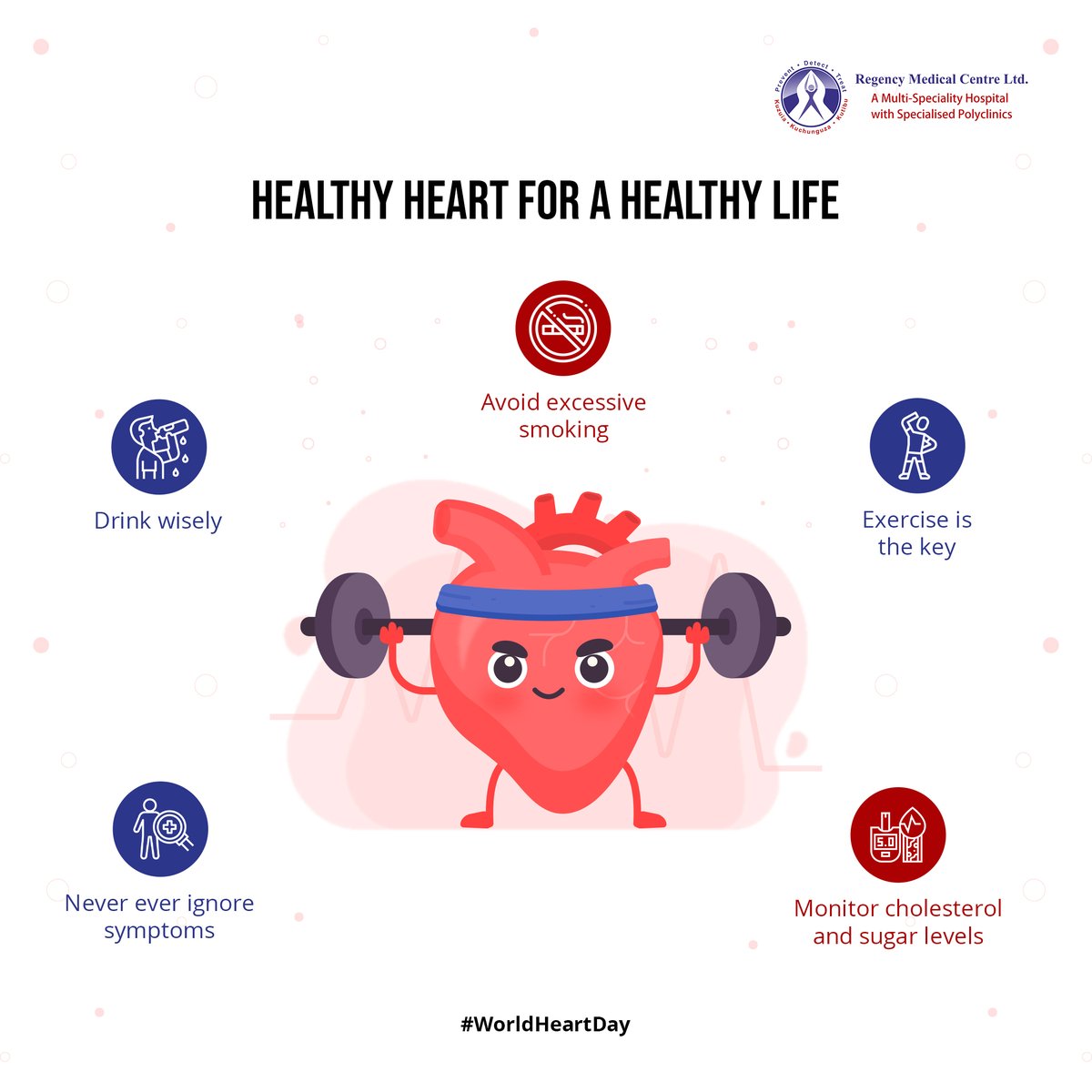 Heart is one of the most inevitable organs of the human body. It pumps 2000 gallons of blood every day in our body and beats approximate 115,000 times a day. On the occasion of World Heart Day, here are some tips to have a healthy heart for a healthy life.