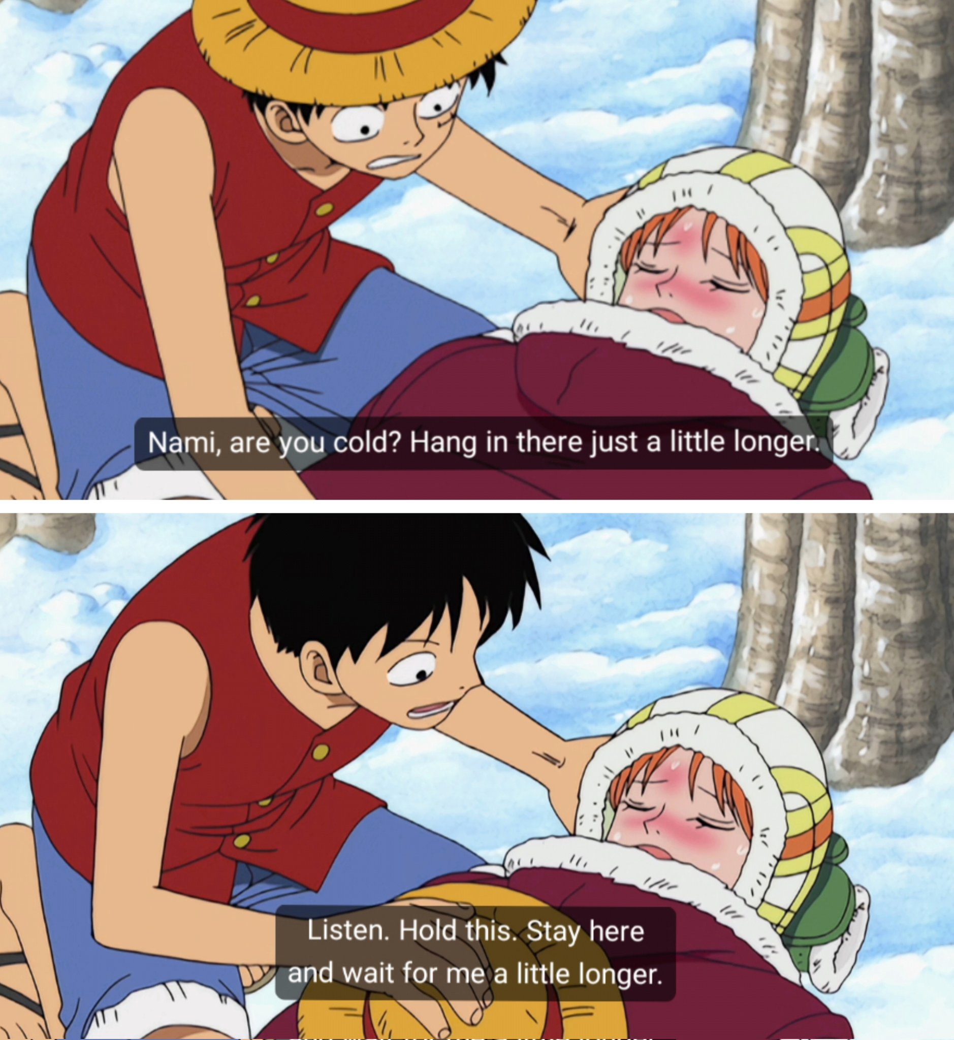 Monkey D. Luffy X Nami - When Nami was sick.❤🧡