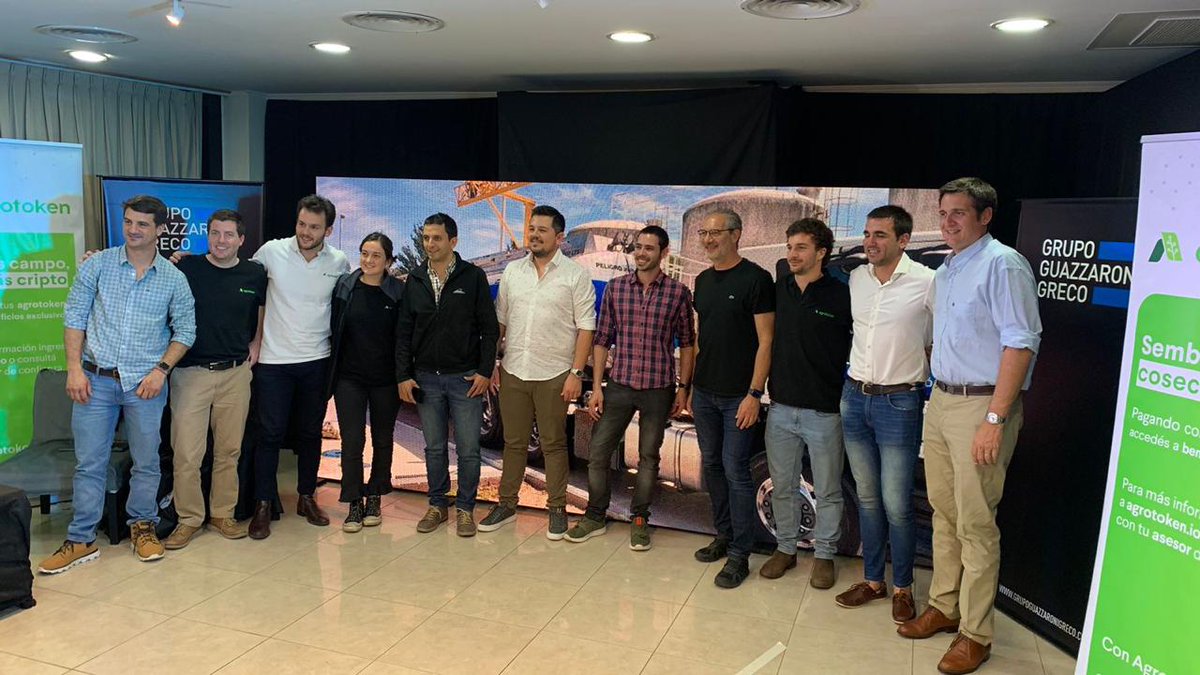 GuazzaroniGreco's tweet photo. Imágenes de la Charla “La cripto revolución del campo, Agrotoken.” @ArielScaliter  (CTO &amp; Co-Founder de Agrotoken)
Soluciones para nuestros clientes, siempre las mejores herramientas para su actividad.
@FacuMartin9 
@agrotoken 

#grupoguazzaronigreco #SiempreEnMovimiento https://t.co/LFlj3x9gBm