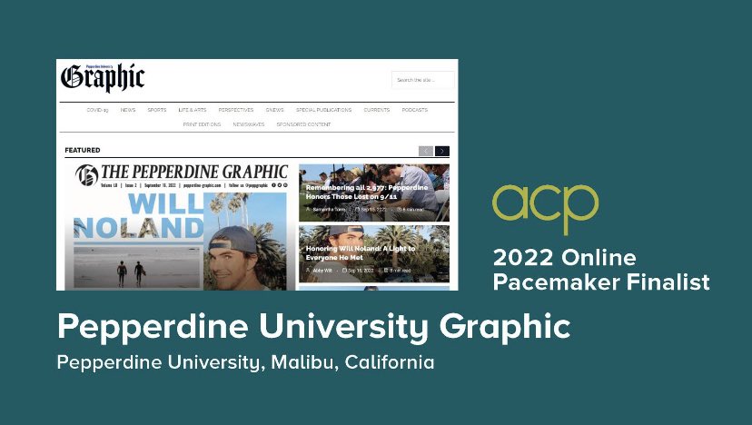 @PeppGraphic is an Online Pacemaker Finalist! 🌟 This is for the entire staff and especially @karlwinter23 and @amowreader — great job helping to make sure our digital site was timely, interesting and tailored to the reader’s experience. This during a digital redesign!