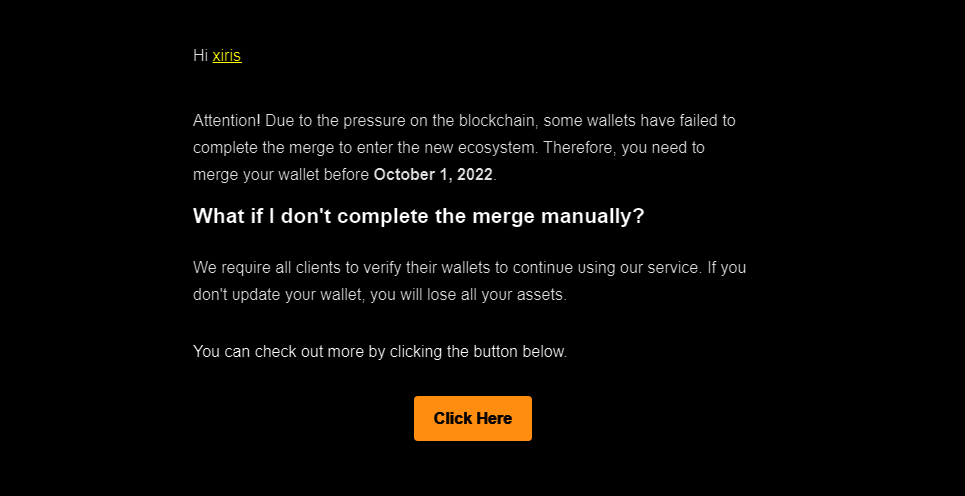 Xiris_42's tweet photo. Sympa la nouvelle tentative de phishing ... Ca faisait longtemps.
On remercie encore une fois la passoire @Ledger pour le leak de leur DB et la @CNIL de les avoir couverts ! 🤡

Faites gaffe a vous et a vos assets ! https://t.co/H0ZzGK09or