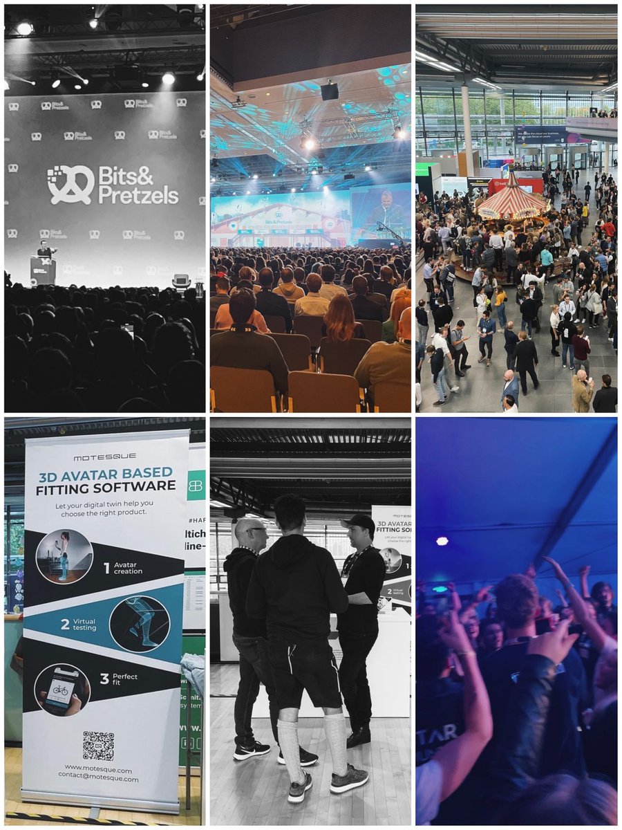 MotesqueInc's tweet photo. ๐ช๐ผ๐, ๐๐ต๐ฎ๐ ๐ฎ๐ป ๐ฒ๐๐ฒ๐ป๐!
Big Thank You to organisers of this year's @bitsandpretzels and everyone who stopped by for a chat at our stand! See you next year!
#motesque #bits22 #bitsandpretzels #3davatar #biomechanics #computervision #ai #productsizing #productfitting https://t.co/xmFxq5KlNK