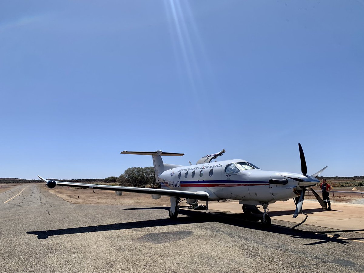 aidanbjackson's tweet photo. Honing my emergency medicine skills whilst flying all over Western Australia with @RoyalFlyingDoc @rfds_wa - not a bad way to finish medical school! https://t.co/q5AZvAE3O6