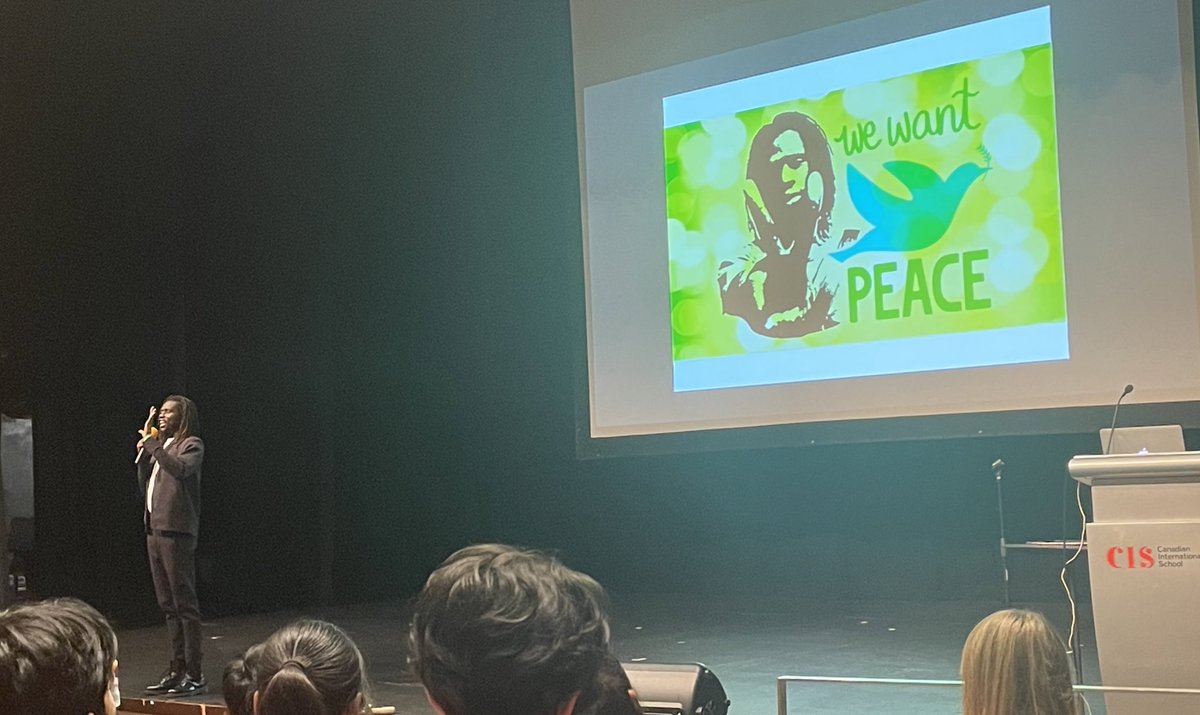 BevansJoel's tweet photo. A wonderful day at #CISprimary with the amazing @EmmanuelJAL , who shared the importance for everyone of us to #imagine #believe & #acheive to shape our #future.
Jal’s life story and the way he uses different mediums to share his ideas with the world were inspiring.
#Grateful https://t.co/qKBYf3fzSM
